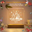 Axyaa Personalized 3D Name Nightlight USB Lamp - Kids' Bedroom Christmas Gift