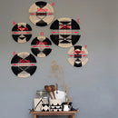 Axyaa Gold Hoop Macrame Wall Hanging decor in Nordic Style
