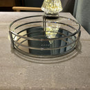 Axya Metal Frame Mirror Storage Tray for Home Decor and Organization