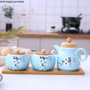 Axya Kitchen Seasoning Bottle Set Salt Shaker with Lid - Leakproof & Stylish Soy Sauce, Vinegar, Household Supplies