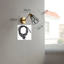 Axyaa Green Glass LED Wall Lights with Pull Chain Switch, Up and Down Adjustable
