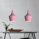 Axyaa Macaron Color Ceiling Lamp: Nordic Modern Aluminum Pendant Light