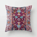 Axyaa Ethnic Style Short Plush Pillow Cover - Chinese Printing Sofa Cushion Cover