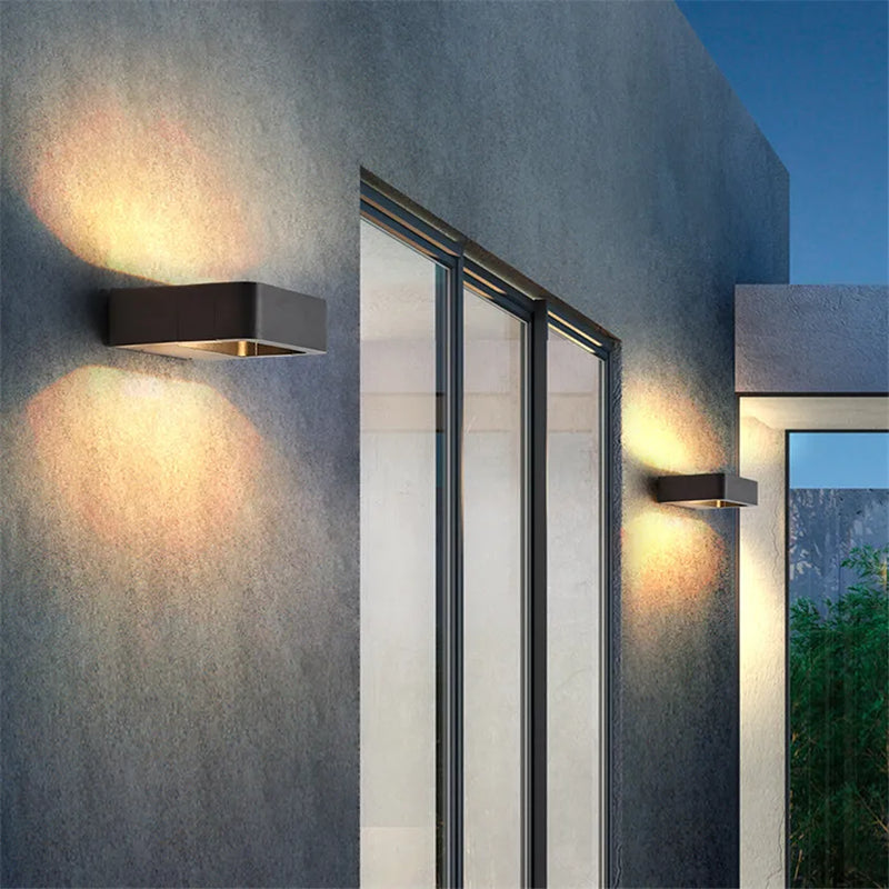 Axyaa Waterproof LED Outdoor Porch Garden Lamp for Modern Indoor Living Room Lighting