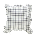 Axyaa Fringed Coffee Black Yellow Green Cotton Cushion Cover 45x45cm Home Decor