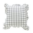 Axyaa Fringed Coffee Black Yellow Green Cotton Cushion Cover 45x45cm Home Decor