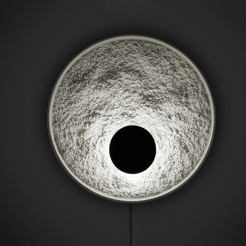 Axyaa Nordic Loft Circle Wall Lamps for Indoor Lighting Fixtures