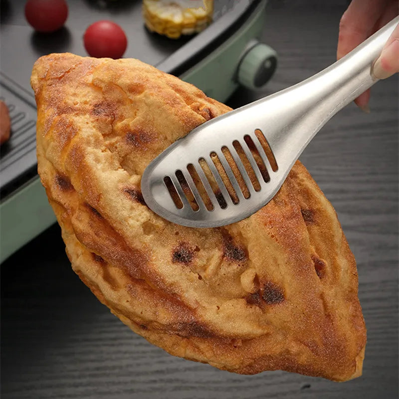 Axyaa Stainless Steel Kitchen Tongs: Multifunctional Cooking Utensils for Barbecue and Salad