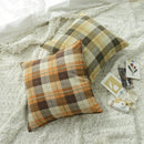 Axyaa Flocked Cushion Cover 50x50cm - Modern Home Decor Pillowcases