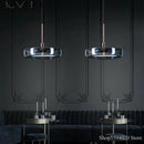Nordic Glass Pendant Lights for Restaurant Bedroom Bar Cafe by Axyaa