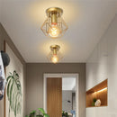 Axyaa Modern Nordic Iron Frame Ceiling Light Fixture Cage Retro Loft Lamp