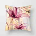 Axyaa Sunflower Lotus Lily Rose Pattern Pillow Cover for Home Chair Car Sofa