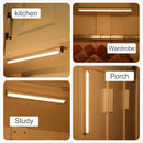 Axyaa LED Cabinet Light Kitchen Wireless Dimming Motion Sensor Wardrobe Night Lamp