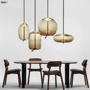 Axyaa Nordic Glass LED Pendant Lights - Modern Hanging Light for Dinning Living Room
