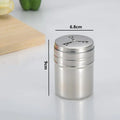 Axyaa Stainless Steel Spice Jar with Rotating Cover
