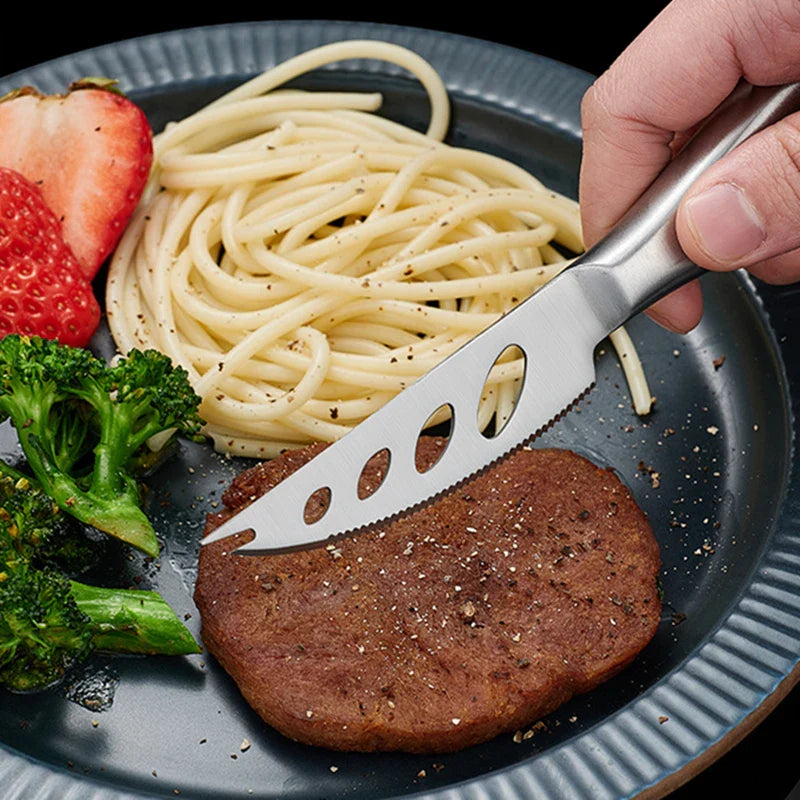 Axyaa Cheese Butter Knife Spatula Scraper Fork Sandwich Cutter Kitchen Accessories