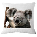 Axyaa Koala Cotton Linen Pillow Case 45x45cm