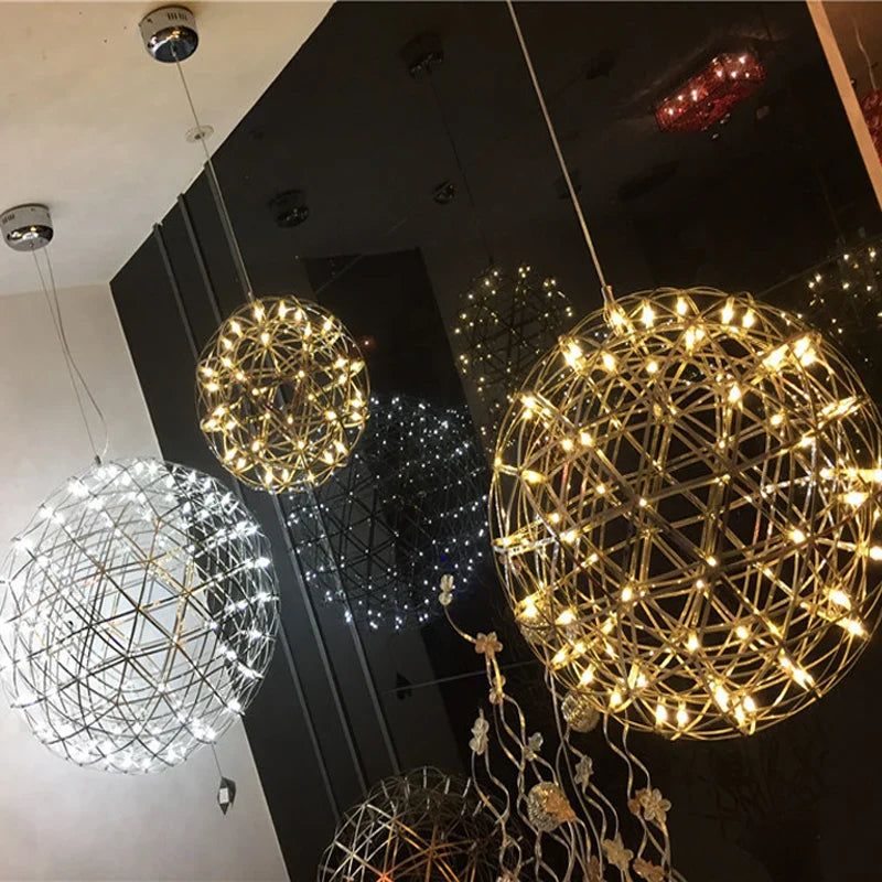 Axyaa Sparkball Pendant Lights for Home Decor and Indoor Lighting