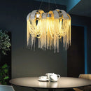 Axyaa Luxury Tassel Chandelier by Samsarah Lighting