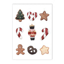Axyaa Nutcracker Gingerbread Man Christmas Canvas Wall Art Decor