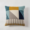 Axyaa Abstract Geometric Cotton Embroidery Cushion Cover Home Decor