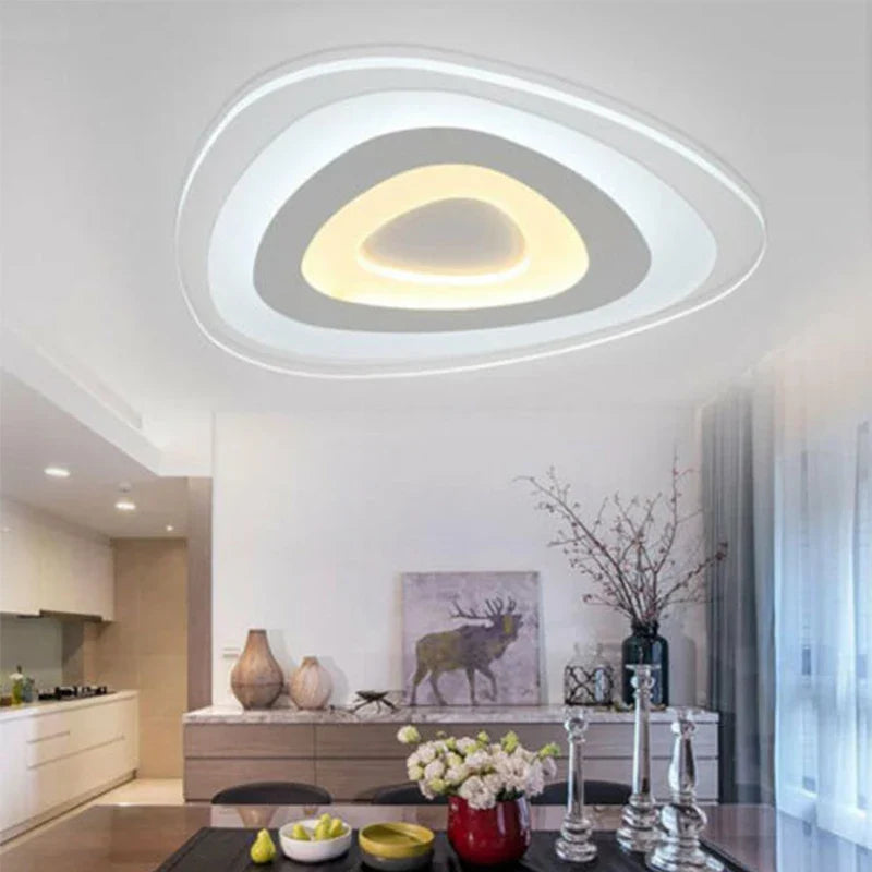 Axyaa Triangle LED Ceiling Lights - Modern Acrylic Lamparas de Techo Fixtures