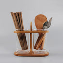 Axya Glass Chopstick Holder Kitchen Organizer