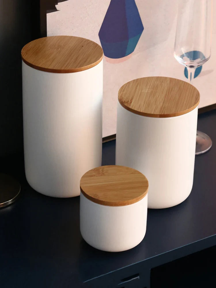 Axya Ceramic Sealed Storage Jar Set