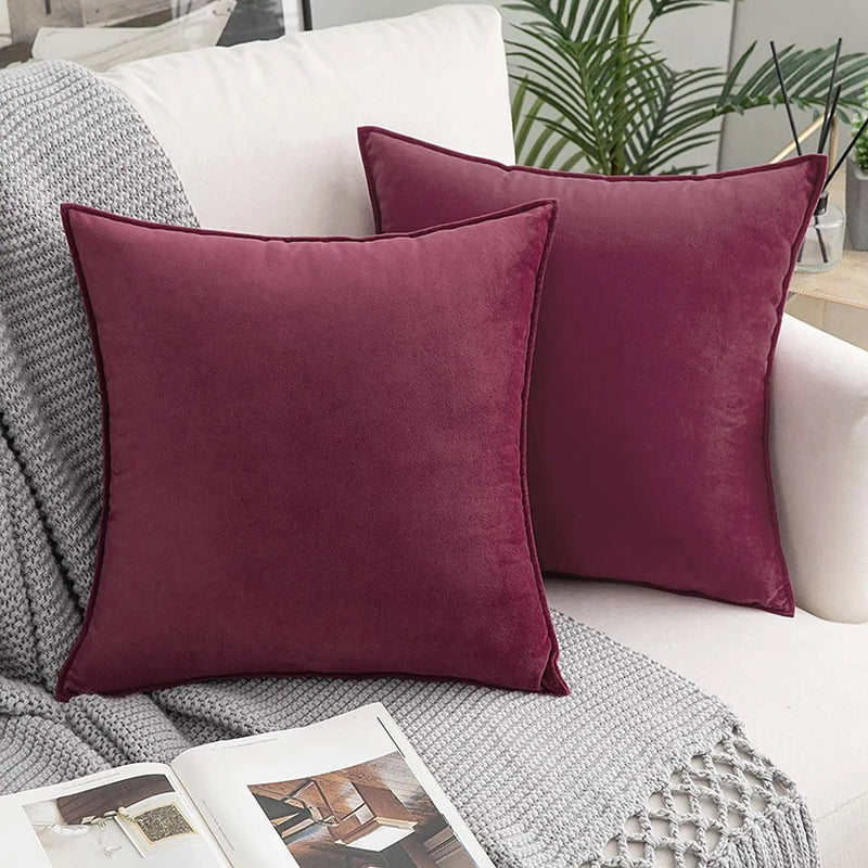 Velvet Cushion Cover 45*45 Nordic Home Decor Axyaa Pilllowcase