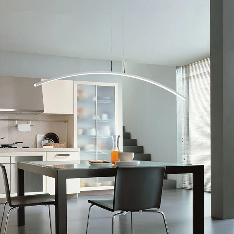 Axyaa Black LED Pendant Light for Modern Nordic Decor