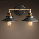 Axyaa Industrial Wall Lamp E27 Metal Sconce for Bedroom Living Room