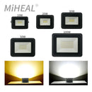 Axyaa 100W LED Industrial Floodlight Wall Lamp IP68 Outdoor Spotlight Security Lighting