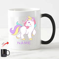 Axyaa Unicorn Magic Mug Color Changing Ceramic Kids Coffee Cup