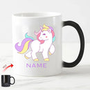 Axyaa Unicorn Magic Mug Color Changing Ceramic Kids Coffee Cup