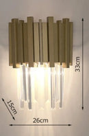 Axyaa Crystal LED Pendant Chandelier: Elegant Glass Living Room Lighting