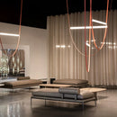 Axya Glass Tube Pendant Light for Living Room, Restaurant, and Stairwell