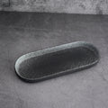 Axyaa Ceramic Sushi Plate Set - Japanese Fish Tableware Rectangular Flat Plate