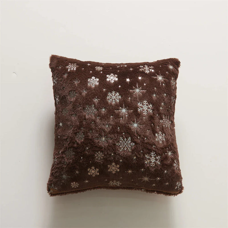 Axyaa Christmas Pillow: 18x18 Nordic Home Decorative Plush Cushion