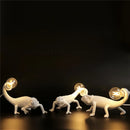 Nordic Chameleon LED Wall Lamp by Axya - Resin Animal Night Light