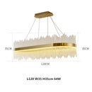 Axyaa Crystal Chandelier Pendant Light Modern Luxury Dining Room Hall Lamp