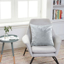 Crushed Velvet Grey Cushion Cover by Axyaa - Nordic Luxury Home Decor