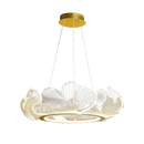 Axya Lotus Leaf Chandelier: Modern Minimalist Nordic Light Luxury Design