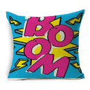 Axyaa POP Art Pineapple Throw Pillow Cover - Modern Decorative Cushion