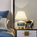 Axyaa Ceramic Copper Table Lamp: New Chinese Style for Living Room and Bedroom Decor