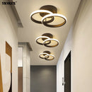 Axya LED Chandeliers: Modern Indoor Lighting for Bedroom, Hallway, Corridor, in White or Black