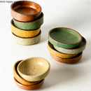 Axya Ceramic Sauce Dish Set - Snack Tray, Seasoning Dishes, Dessert Plate Bowl