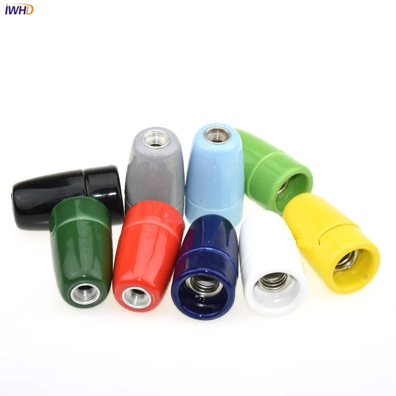 Axyaa Ceramic E14 Socket Lamp Bulb Holder for Pet Fish Aquarium