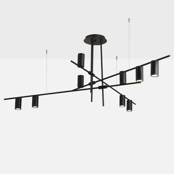 Axyaa Gold Chandelier: Nordic Luxury Minimalist Pendant Lamp for Living Room & Dining Room