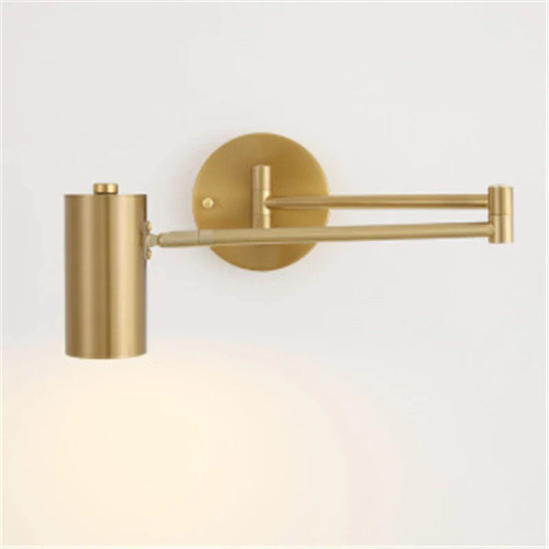 Axyaa Nordic Telescopic Wall Lamp for Simple Bedroom and Living Room