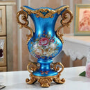 Axyaa European Resin Vase Dried Flower Arrangement Home Decor Ornament